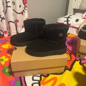 UGG Kids Classic Black Boots